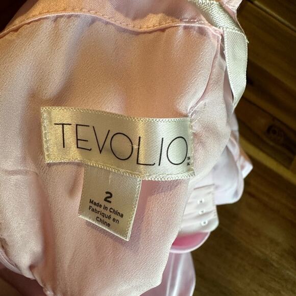 Tevolio Blush Pink Strapless Formal Dress - Picture 8 of 8
